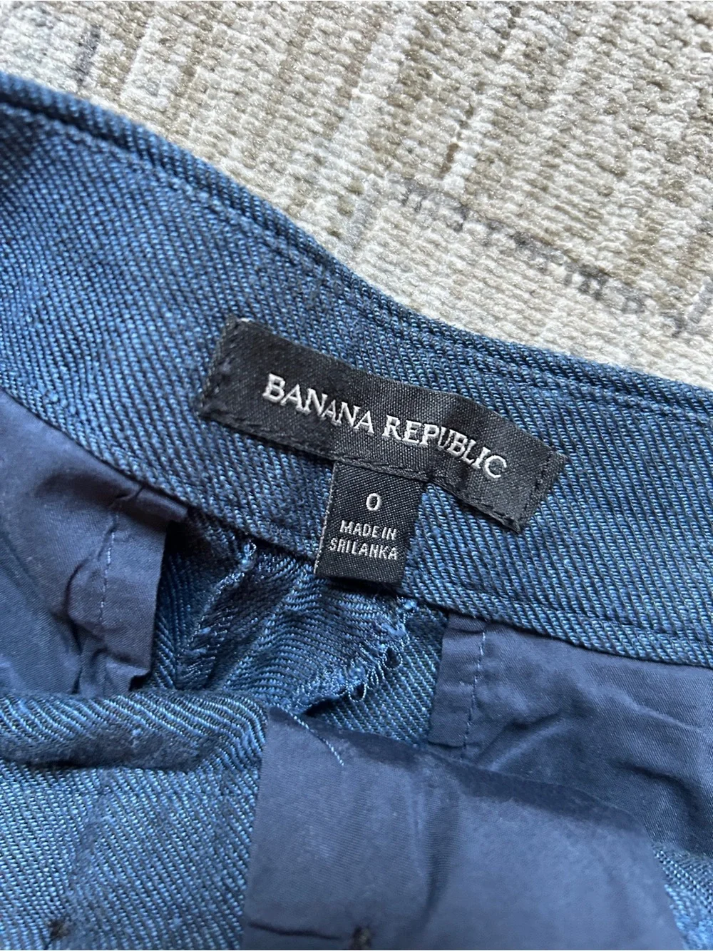 Banana Republic Linen Cargo Pants 0